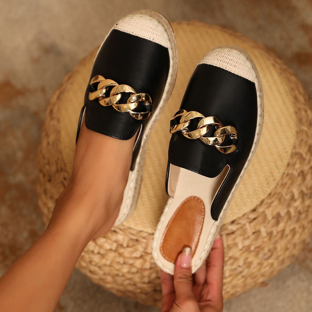 Női cipők Belépés az e-kereskedelembe Női cipők Lapos talpú cipők Új nyári mindenhez illő félcipők Hétköznapi és kényelmes anyai cipők_voghion.com