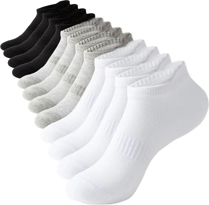 Women's Short Socks - 6 Pairs Low Cut Label And Invisible Sports Running_voghion.com
