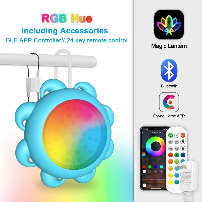 Vodoodporna RGB LED luč za bazen IP68 - potopna podvodna luč z Bluetoothom in daljinskim upravljanjem (spreminjanje barv za bazene in zdravilišča)_voghion.com