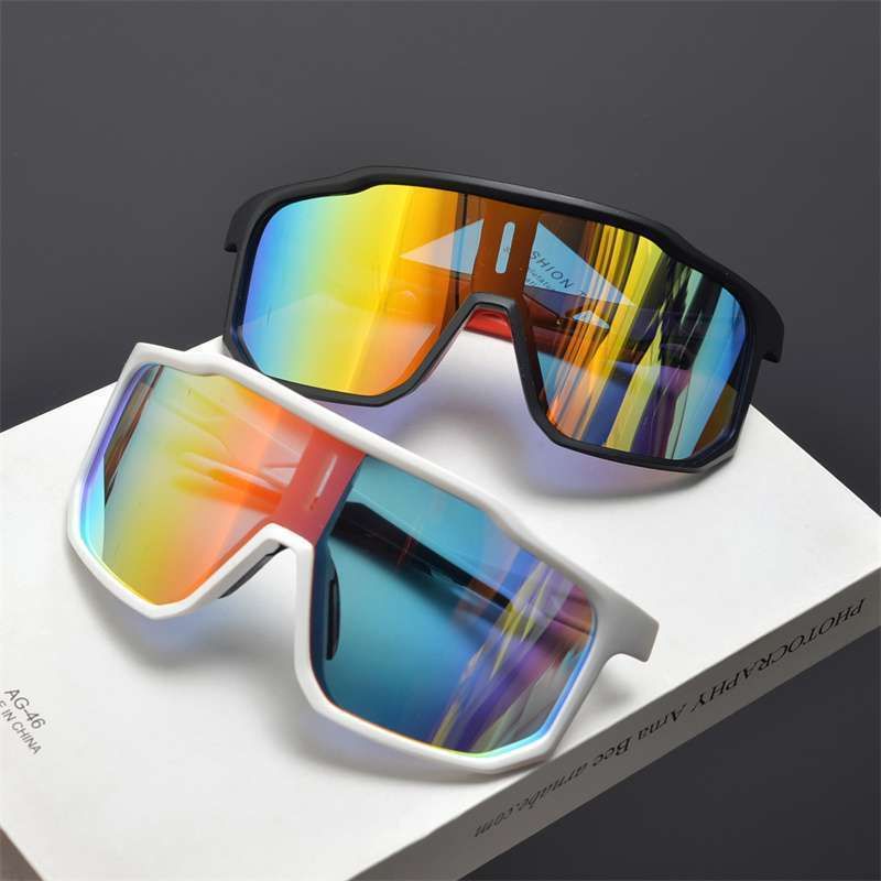 Large frame outdoor hiking and cycling windproof ski goggles, fishing sunglasses, colorful sunglasses_voghion.com