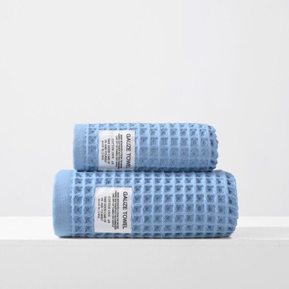 Gaaswafel Honingraat Handdoek voor Volwassenen Kinderen Handdoek Badhanddoek Dikke Katoenen Honingraat Mesh Ademend En Gemakkelijk Te Drogen_voghion.com