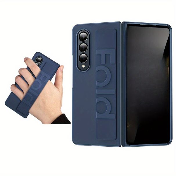 For Z Fold 6 Case With Wrist Strap, Slim Lightweight Design For Samsung Z Fold 6 Case, Wrist Strap Handheld Foldable Case For Samsung Z Fold 6 2024_voghion.com