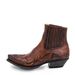 Stivali da cowboy western con tacco alto e punta spazzolata, unisex, stivali a metà polpaccio_voghion.com