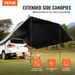 Awning With Awning Shade Car Extended Side UV50+ X Portabl PU2000mm 7' 10' Canopies Coverage Vehicle Large Car And Side Awning_voghion.com