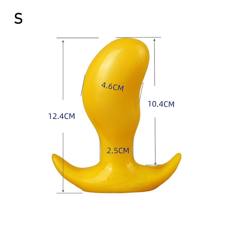 Plug anale Dildo oversize Sensazione di pelle Enorme dilatatore anale Soft Butt Plug Stimola l'ano Massaggio prostatico_voghion.com