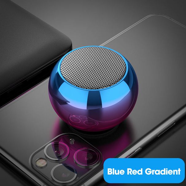 Kablosuz Bluetooth Hoparlör Taşınabilir Küçük Çelik Tabanca Metal Ağır Stereo Surround Subwoofer Açık Hava Mini Bluetooth Küçük Hoparlör_voghion.com