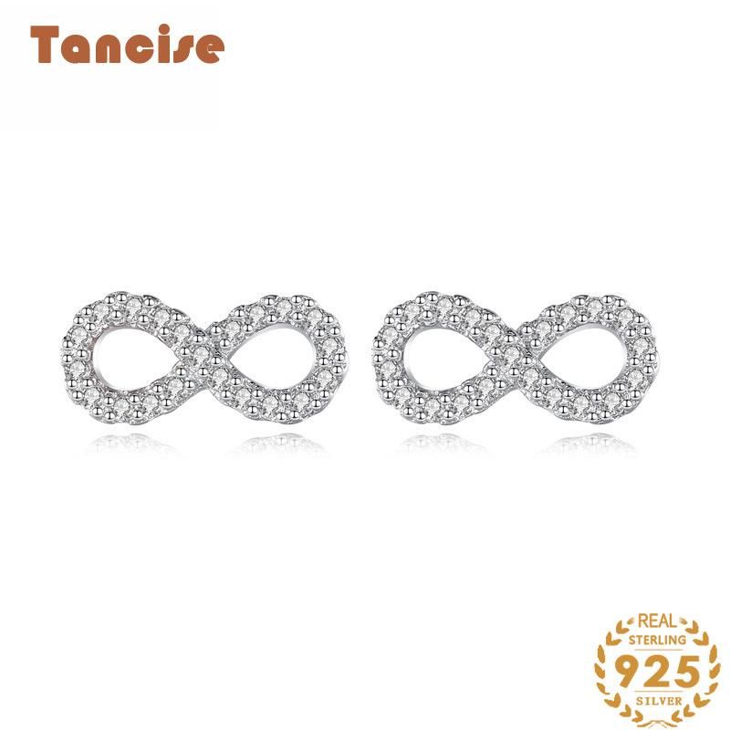 Tancise Orecchini pendenti con zirconi d'argento per le donne Regali per feste di matrimonio_voghion.com