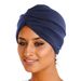 Copricapo intrecciato con turbante incrociato in morbido cotone - Elegante copricapo arabo boho per uomini e donne_voghion.com