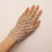 New bride rhinestone ring, hand chain, mesh stage performance jewelry, women's ring bracelet_voghion.com