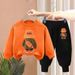 "Boys' Casual Two-Piece Sweatsuit Set – Comfortable Cotton Hoodie & Jogger Pants For Spring & Autumn (Ages 3-8, Multiple Colors)"_voghion.com