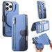 TechGlobe 2-in-1 Structure Compatible With IPhone 16 Strong Magnetic Phone Coin Card Slot 13 Storage 15 Leather Case_voghion.com