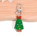 Portachiavi a forma di albero di Natale, Babbo Natale, accessori per borse creative, ciondolo per cellulare, piccoli regali_voghion.com