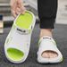 Men's Summer Slippers For Outdoor Wear, Anti Odor, Anti Slip, Shit Stepping Thick Sole, Outdoor Leisure Sports, Driving, Two Wear Beach Sandals_voghion.com