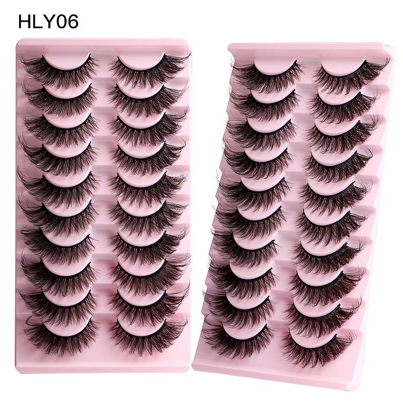 Beauty Health High Mink False Eyelashes 8d Thick Curling Fried Hair 10 Pairs Of Eyelashes Grafting Eyelashes_voghion.com