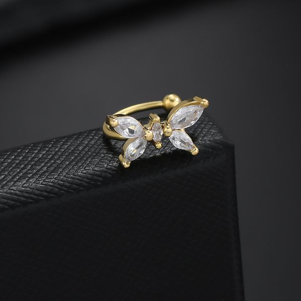 Women's Micro Inlaid Diamond Ear Clips - Non-Pierced, Hypoallergenic, Elegant Bone Clip Design Fashion Trends Hot-selling_voghion.com