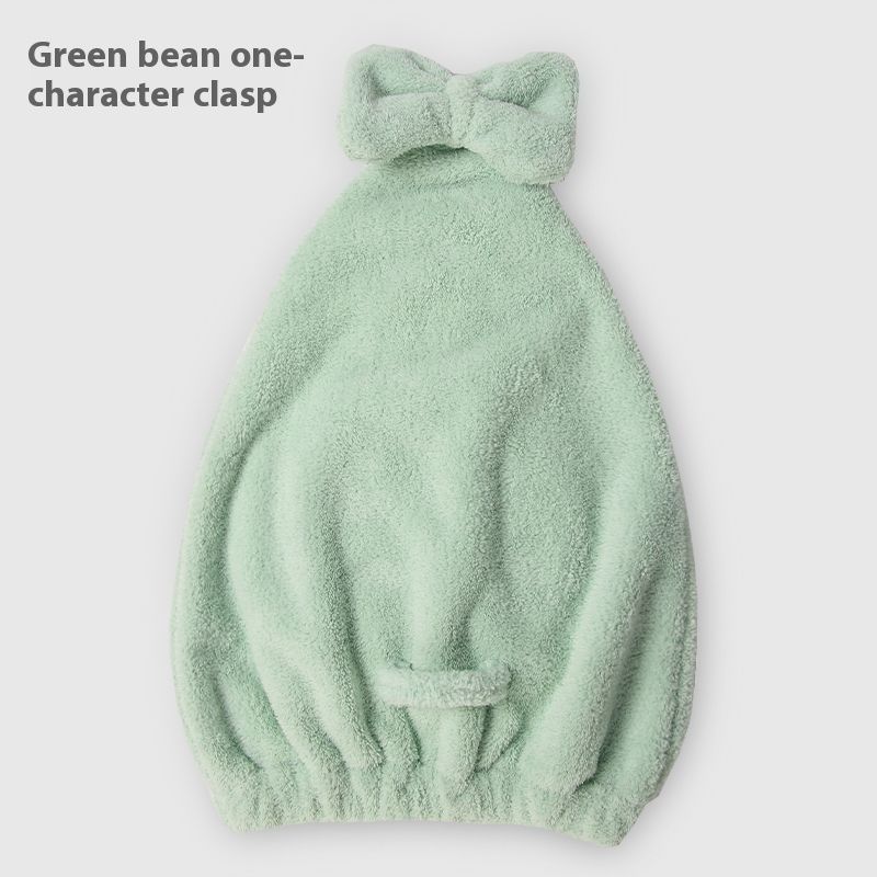 【2025 New Cap】Thickened Adult Bath Super Strong Hair Drying Cap Quick-Dry Cute Bowknot Absorbent_voghion.com