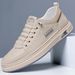 Spring New Breathable White Sneakers Men's Versatile Thick-Soled Sports Casual Leather Board Trendy Shoes_voghion.com