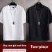 Ice silk short summer thin Korean version trendy versatile loose half sleeved T-shirt men's top 12_voghion.com