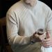 Vertical Striped Round Neck Loose Base Knitted Sweater, Simple And Casual Long Sleeved Sweater For Men_voghion.com