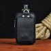 Head layer Crazy Horse Leather Cowhide Men's Trendy Cool Phone Camera Outdoor 6-inch Small Waist Bag with Hook 1609_voghion.com