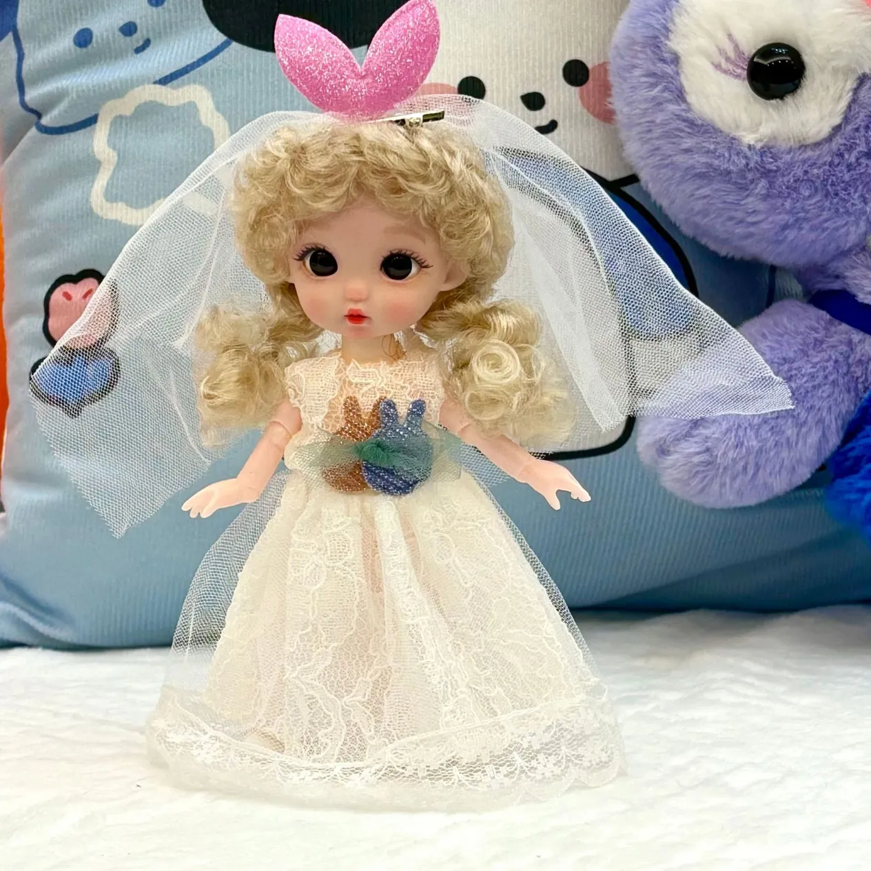 16-17Cm Explosive Doll Simulation Girl Princess Multi-joint Exquisite 6 Inch Bjd Children's Toy_voghion.com