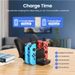 Controller-Ladegerät für Nintendo Switch, 6-in-1-Ladestation unterstützt 4 JoyCon und 2 Pro-Controller mit LED-Anzeige_voghion.com