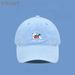 Ins Schnauzer Puppy Embroidered Baseball Hat Female Summer Cute Versatile Face Small Sun Protection Duckbill Cap_voghion.com