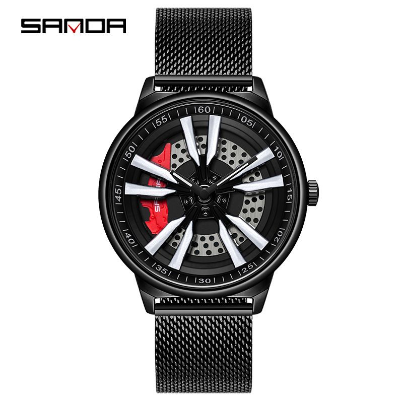 Quartz Watch Men Atmosphere Simple Waterproof Male Students Quartz Electronic Watch Men Wheel Hollow Electronic Watch_voghion.com
