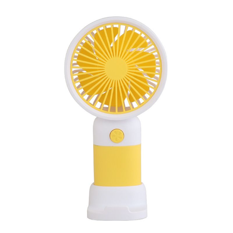 USB Handheld Mini Portable Rechargeable Student Desktop Stand With Lanyard Small Electric Fan_voghion.com