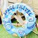 Kids Cute Swimming Ring With Cartoon Astronaut Pattern, Inflatable Swimming Ring For Boys Girls Children_voghion.com