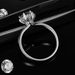 Anello con moissanite di grado D da 1 ct - Anello con piscina dei desideri in argento sterling 925_voghion.com