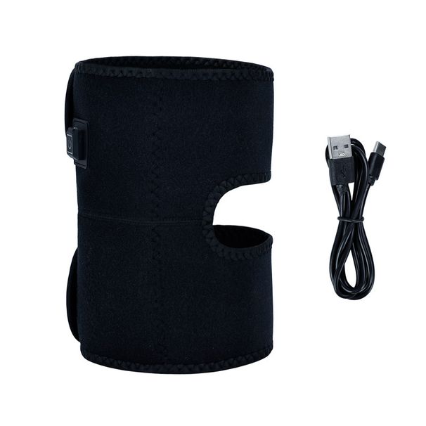 Nešiojami USB elektriniai šildomi kelių įtvarai, skirti sušilti senas, šaltas kojas, karšto kompreso kelių tinklelio maišeliui, galima pridėti ledo maišelį su pelynais_voghion.com