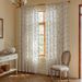 Nordic Semi-Sheer Curtains With Artistic Cutouts - 132cm Width, 7 Lengths For Bedroom/Balcony, Rod Pocket/Hooks/Rings Light Filtering Sheer Voile_voghion.com