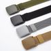 Outdoor tactische heren en dames, militaire trainingsriem van nylon, ademende canvas riem met plastic gesp voor dames_voghion.com