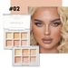 Concealer 6 Color Palette Moisturize Concealer Cream Bronzer Contouring Brightening Highlighter Longlastin_voghion.com