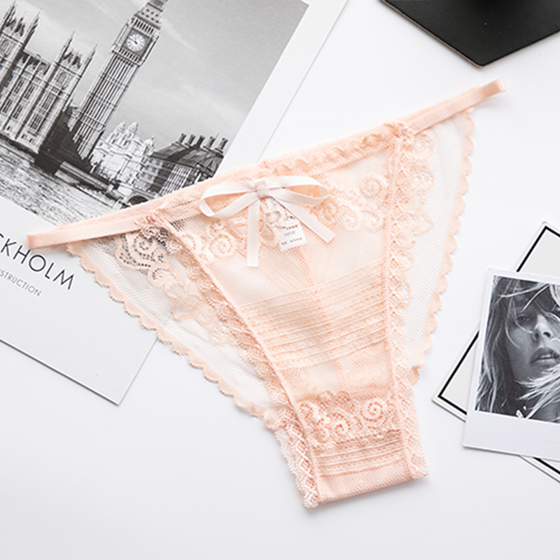 Frau Höschen Bequeme Dessous Spitze Sexy G-string Mädchen Unterwäsche Soild Weibliche Transparent Hohe Qualität_voghion.com