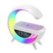 Hot-Selling Creative Gift BT3401 Colorful Atmosphere Light Wireless Charging Multi-Functional Smart Bluetooth Speaker_voghion.com