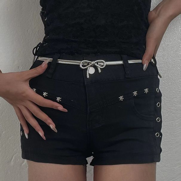 Cintura da donna con catena in metallo a forma di farfalla, accessorio per abito, nuovo stile, personalità, design alla moda Y2K_voghion.com