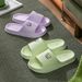 GY Family Style Indoor Cool Slippers Net Rutsch Ee Wuert Slippers mëll a gemittlech Slippers_voghion.com