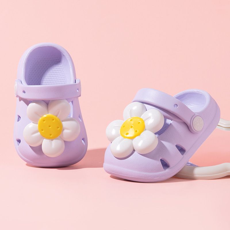 Kinderkleidung Sommer Neue Kinderhausschuhe Großhandel Niedliche Cartoon-Babysandalen Mit Weicher Sohle Für Drinnen Und Draußen Lässige Atmungsaktive Lochschuhe_voghion.com