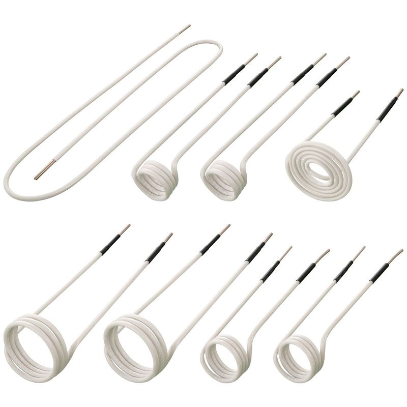 VEVOR Induction Heater Coil Kit 8PCS Most Used Induction Heater Coils With Varying Lengths, Heat Resistant Induction Heater Tool With Flexibility And Long Lifespan For Removing Rusty Bolts And Nuts_voghion.com