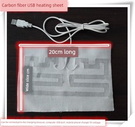 Neprekosljiva kakovost 5vusb ogljikovih vlaken trakov s konstantno temperaturo ogrevanja električni grelec trak za noge grelec podloga za miško_voghion.com
