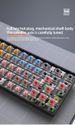Tastiera meccanica wireless Bluetooth Wolf K68 a doppia modalità, personalizzata, con gioco di puzzle a colori, tastiera meccanica hot-swap_voghion.com