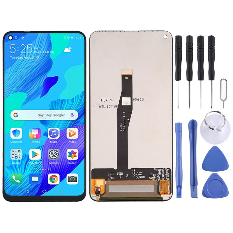 OEM-LCD-Bildschirm für Huawei Nova 5T / YAL-L21 / TAL-L61 / YAL-L71 / YAL-L61D mit Digitizer-Komplettmontage (schwarz)_voghion.com