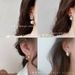Boucles d'oreilles élégantes de style français mixte, design de niche haut de gamme, nouvelle tendance 2024, pour femmes_voghion.com