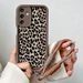 Θήκη με κορδόνι λεοπάρδαλης για samsung s25 plus ultra s24 fe a16 06 26 36 56 αλυσίδα καρπού κρεμαστό λουράκι μαλακή θήκη τηλεφώνου tpu_voghion.com