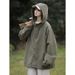 Sports Jacket, Women's Spring American Simple Casual Versatile Hooded Jacket_voghion.com