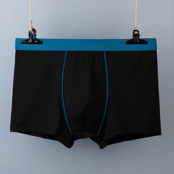 Herrenunterwäsche, lockere, atmungsaktive Boxershorts für dicke Männer in Übergröße, mittlere Taille, reine Baumwolle, rot, für Jugendliche_voghion.com
