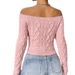 Solid Color Long Knitted Cardigan Women's Casual Loose Sweater Jacket_voghion.com