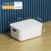 Desktop With Lid Plastic Miscellaneous Snacks Cosmetics Rectangular Basket Storage Organizing Box_voghion.com
